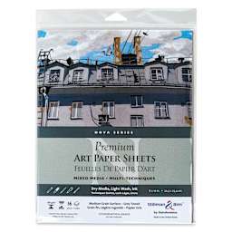 Stillman & Birn Nova Series Toned Art Paper - Grey, 8" x 10", front of the packaging