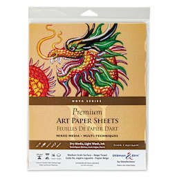 Stillman & Birn Nova Series Toned Art Paper - Beige, 8" x 10", front of the packaging