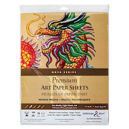 Stillman & Birn Nova Series Toned Art Paper - Beige, 11" x 14", front of the packaging