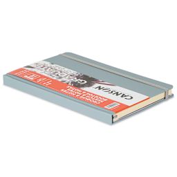 Canson Graduate Sketch and Note Hardcover Book - Light Gray pad laid flat