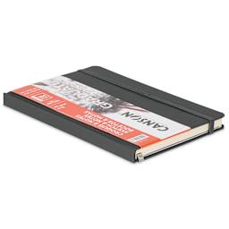 Canson Graduate Sketch and Note Hardcover Book - Dark Gray pad laid flat