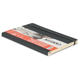 Canson Graduate Sketch and Note Softcover Book - Dark Gray pad laid flat