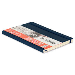 Canson Graduate Sketch and Note Softcover Book - Dark Blue pad laid flat