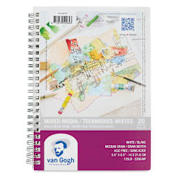 Van Gogh Mixed Media Pad - 5-1/2" x 8-1/2", front cover
