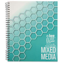 Bee Elite Spiral Bound Mixed Media Pad - 11" x 14", 60 Sheets, 120 lb, front