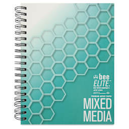 Bee Elite Spiral Bound Mixed Media Pad - 7" x 10", 60 Sheets, 120 lb, front