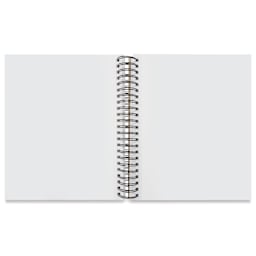 Bee Inspired Jumbo Mixed Media Pad - 9" x 12", Spiral Bound, 114 lb, open