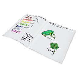 Flipside Hayes Softcover Blank Portrait Book - 8-1/2" x 11", personalized pages