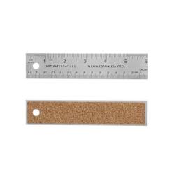 Art Alternatives Flexible Stainless Steel Ruler, 6"