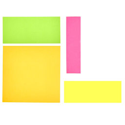Rico Design Neon Yellow/Green - 4/Pkg.