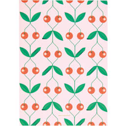 Rico Design Bee/Fruit/Flower Cherries - Dotted