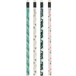 Pencil Sets Bee/Fruit/Flower Set - 4/Pkg.