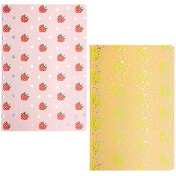 Rico Design Fruits Set - 2 Books/Pkg., A5 (5.7" x 8.3")