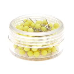 Push Pin Packs Neon Yellow - 16mm (0.6")