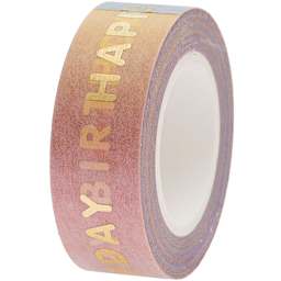 Washi Tapes Happy Birthday - Rainbow