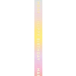 Washi Tapes Happy Birthday - Rainbow