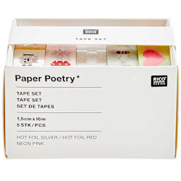 Printed Washi Tape Sets Pixels Set - 5/Pkg.