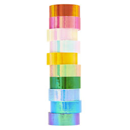 Mirror Rainbow Tape Set 10-Roll Set