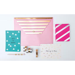 Mirror Rainbow Tape Dispenser Sets 6-Roll Mirror Metallic Set - 12mm x 2m