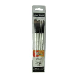 Robert Simmons Simply Simmons Brush Set, Work Horse, 4-Brushes
