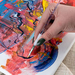 Royal Brush Soft-Grip Golden Taklon Brush, Shader, 0