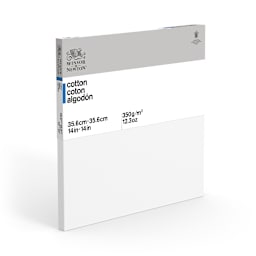 Winsor & Newton Classic Cotton Stretched Canvas, Traditional .75 Profile, 14 in x 14 in