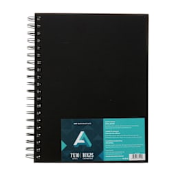 Art Alternatives Spiral-Bound Sketch Book, 80 Sheets, White, 7" x 10" 