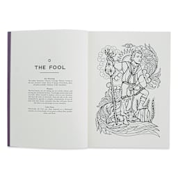 The Tarot Coloring Book ("The Fool" spread)