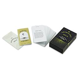 The Astrology Card Deck (instructional astrology booklet, birth chart, astrology deck, packaging)