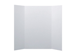 Corrugated Project Display Boards White - 36" x 48" Corrugated