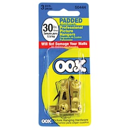 Padded Classic Professional Picture Hangers 30 lbs. 3/Pkg. - Peggable