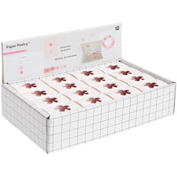 Rico Design Washi Sticker Rolls P.O.P. Displays Cherry Blossoms - 16-Piece P.O.P. Display