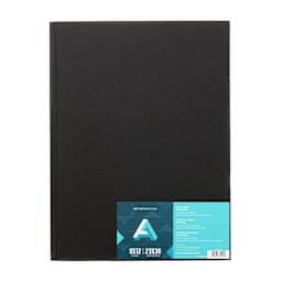 Art Alternatives Hard-Bound Sketchbook, 110 Sheets, White, 9" x 12"