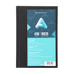 Art Alternatives Hard-Bound Sketchbook, 110 Sheets, White, 4" x 6"