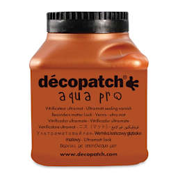 DecoPatch Aquapro Varnish - Ultra Matte, 6 oz, Front of Bottle