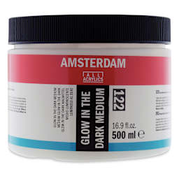 Amsterdam Acrylic Glow in the Dark Medium - 500 ml, Jar