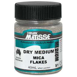 Matisse Acrylic Effects Dry Medium Mica Flakes - 40 ml
