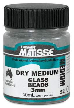 Matisse Acrylic Effects Dry Medium Glass Beads - 3 mm, 40 ml