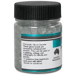 Matisse Acrylic Effects Dry Medium Glass Beads - 5 mm, 40 ml side view