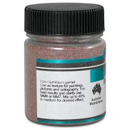 Matisse Acrylic Effects Dry Medium Crushed Garnet - 40 ml - side view