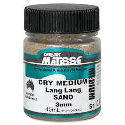 Matisse Acrylic Effects Dry Medium - Lang Lang Sand, 3 mm, 40 ml