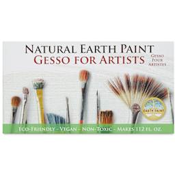 Natural Earth Paint Artists' Gesso Kit (front of packaging)