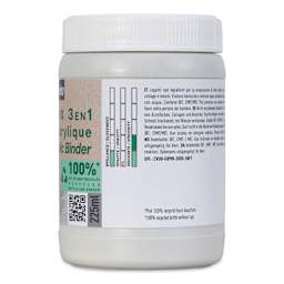 Pebeo Studio Green Bindex 3-in-1 Acrylic Binder - 225 ml side view