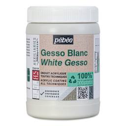 Pebeo Studio Green Gesso - White, 225 ml