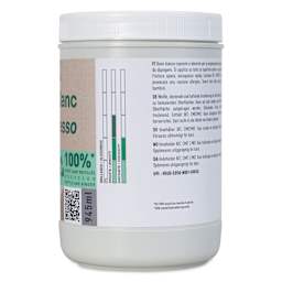 Pebeo Studio Green Gesso - White, 945 ml side view