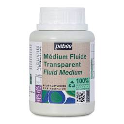 Pebeo Studio Green Transparent Fluid Acrylic Medium - 225 ml