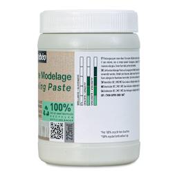 Pebeo Studio Green Modeling Paste - 225 ml side view