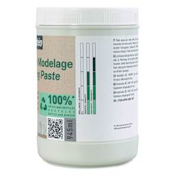 Pebeo Studio Green Modeling Paste - 945 ml side view