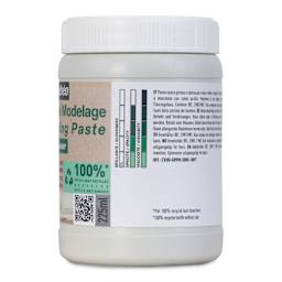 Pebeo Studio Green Modeling Paste - Heavy, 225 ml side view