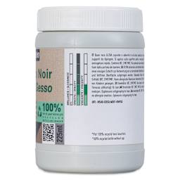 Pebeo Studio Green Gesso - Black, 225 ml side view